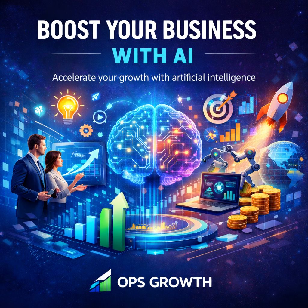 OpsGrowths branding visual